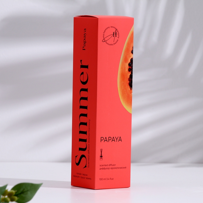 Диффузор ароматический, Диффузор ароматический, "Papaya", папайя, 100 мл