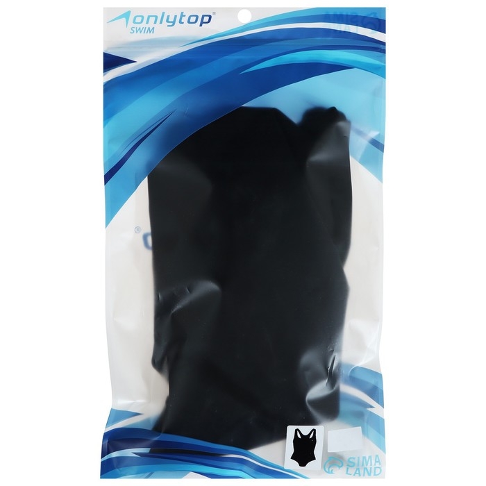 Купальник слитный ONLYTOP, спортивный, р. 44, цвет чёрный Купальник слитный ONLYTOP, спортивный, р. 44, цвет чёрный