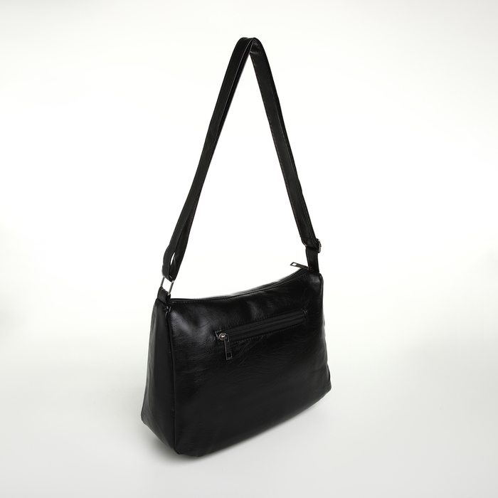 Сумка женская на молнии, цвет чёрный Сумка женская на молнии, цвет чёрный