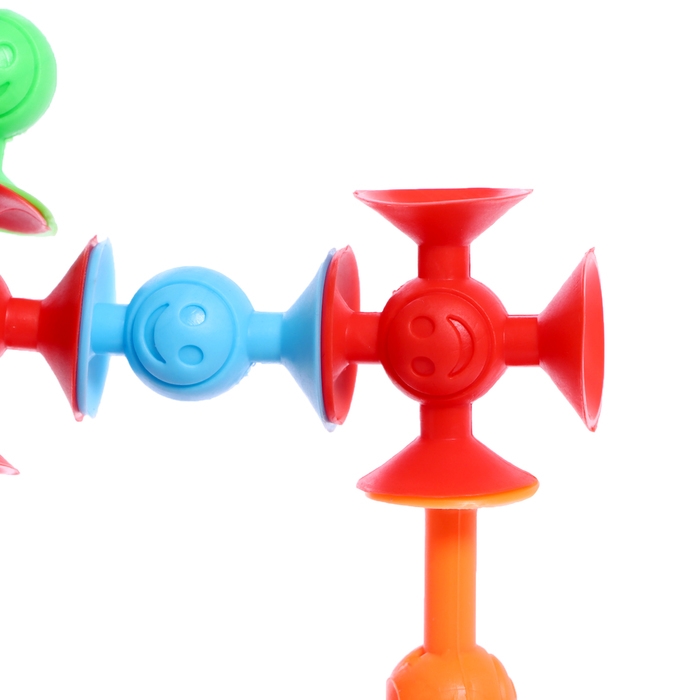 Конструктор «Весёлые присоски», 28 деталей