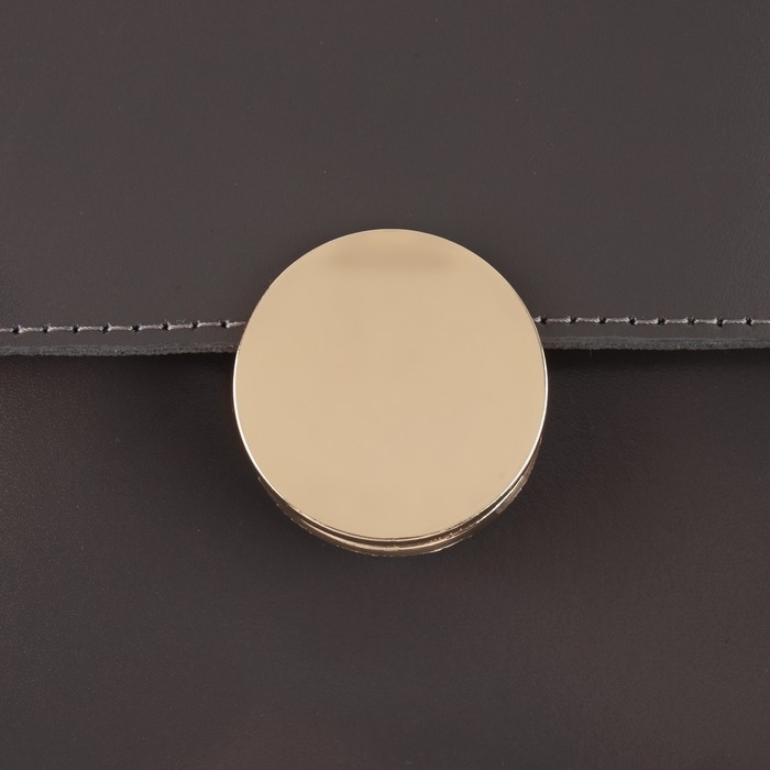 Застёжка для сумки, d = 4 см, цвет золотой Застёжка для сумки, d = 4 см, цвет золотой