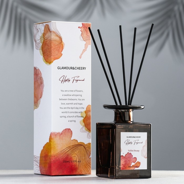 Диффузор ароматический Диффузор ароматический "Velvet pionies", бархатные пионы, 150 мл