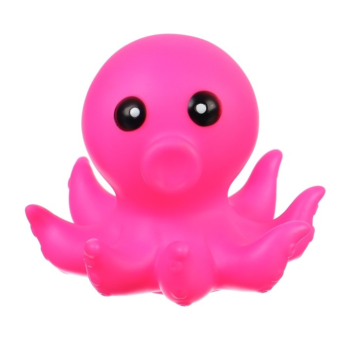 Набор резиновых игрушек для ванны «Море», с пищалкой, 6 шт, Крошка Я