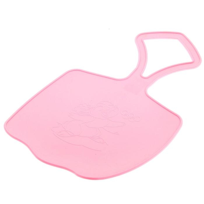 Санки ледянка «Зайка», цвета МИКС Санки ледянка «Зайка», цвета МИКС