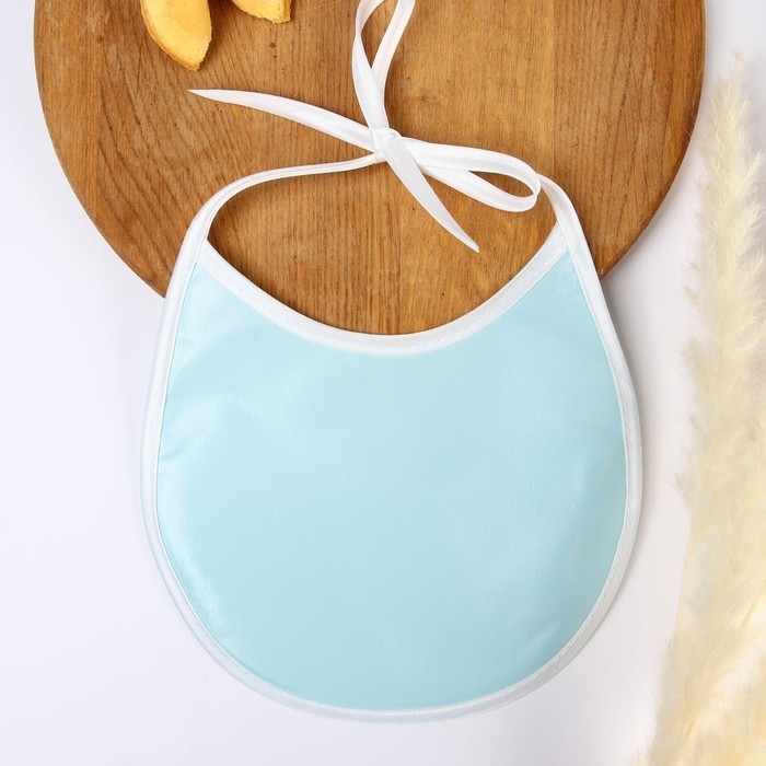 Нагрудник из клеёнки с ПВХ-покрытием, на завязках, цвета МИКС Нагрудник из клеёнки с ПВХ-покрытием, на завязках, цвета МИКС