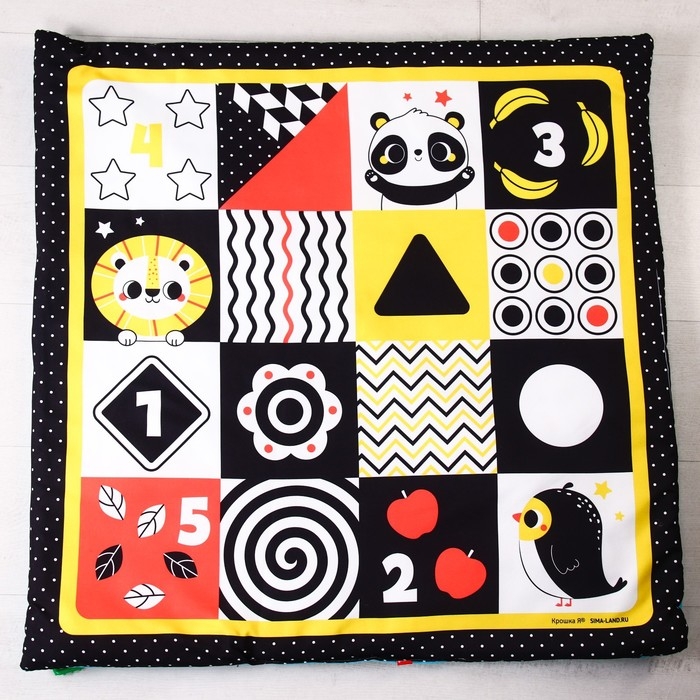 Развивающий коврик с дугами по методике Гленна Домана, 85х85 см, Крошка Я Развивающий коврик с дугами по методике Гленна Домана, 85х85 см, Крошка Я