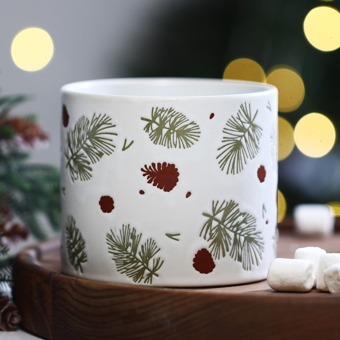 Новый год! Кружка новогодняя керамическая «Зимний лес», 320 мл