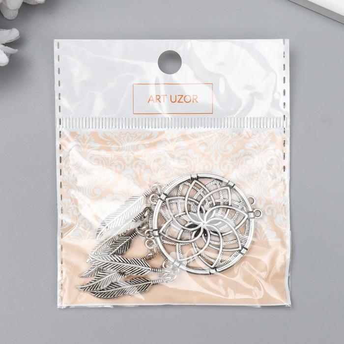 Декор металл для творчества Декор металл для творчества "Ловец снов" (А41152) 7х3,5 см