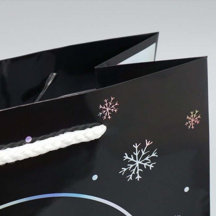 Пакет голографический «С любовью», ML 23 х 27 х 11.5 см, Новый год Пакет голографический «С любовью», ML 23 х 27 х 11.5 см, Новый год