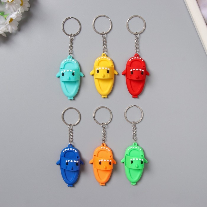 Брелок резина  Брелок резина "Сланец зубастый" МИКС 6х4 см