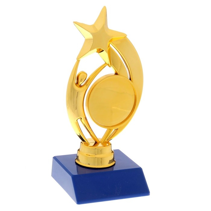 Наградная фигура «Звезда с человеком», подставка пластик синяя, 15 х 6,3 х 6,3 см. Наградная фигура «Звезда с человеком», подставка пластик синяя, 15 х 6,3 х 6,3 см.