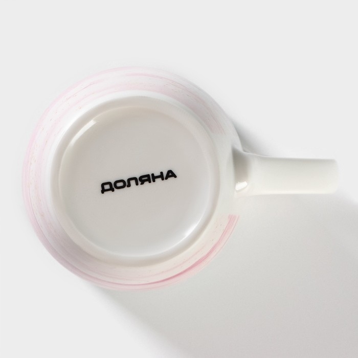 Кружка фарфоровая Доляна «Эбру», 350 мл Кружка фарфоровая Доляна «Эбру», 350 мл