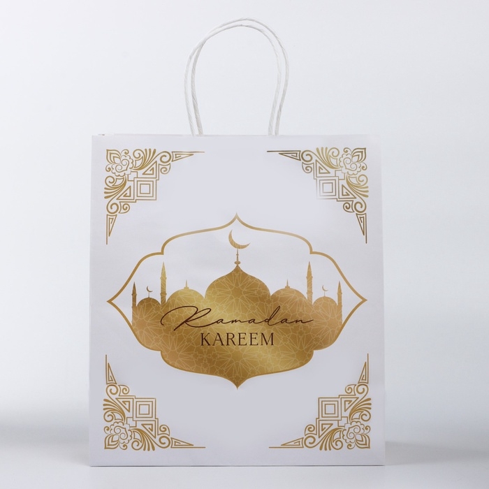 Пакет подарочный крафтовый Ramadan, 22 х 25 х 12 см Пакет подарочный крафтовый Ramadan, 22 х 25 х 12 см