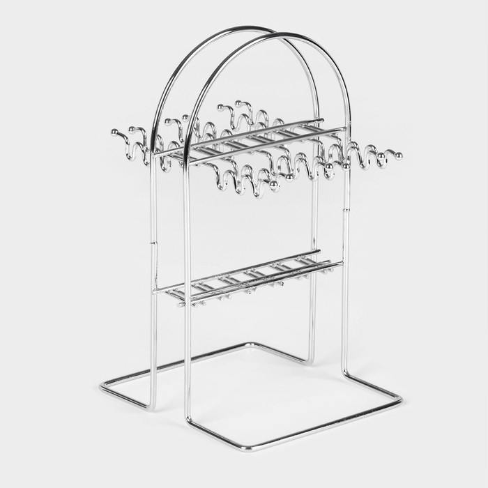 Набор столовых приборов из нержавеющей стали «Золото», 24 предмета, на подставке, цвет золотой Набор столовых приборов из нержавеющей стали «Золото», 24 предмета, на подставке, цвет золотой