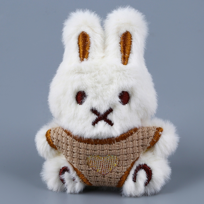 Мягкий магнит «Зайка», 8 см, цвет МИКС Мягкий магнит «Зайка», 8 см, цвет МИКС