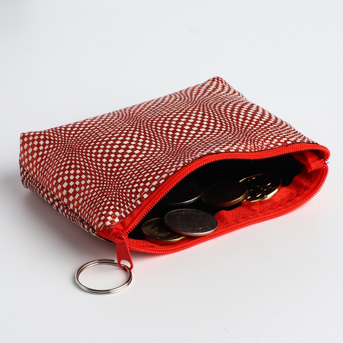 Кошелёк женский на молнии, цвет красный Кошелёк женский на молнии, цвет красный