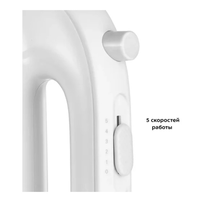 Миксер Kitfort КТ-3446, ручной, 150 Вт, 3 л, 5 скоростей, белый Миксер Kitfort КТ-3446, ручной, 150 Вт, 3 л, 5 скоростей, белый