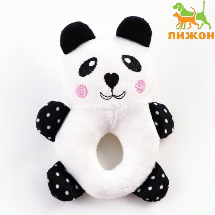 Игрушка пищащая для собак  Игрушка пищащая для собак "Панда", 17 см