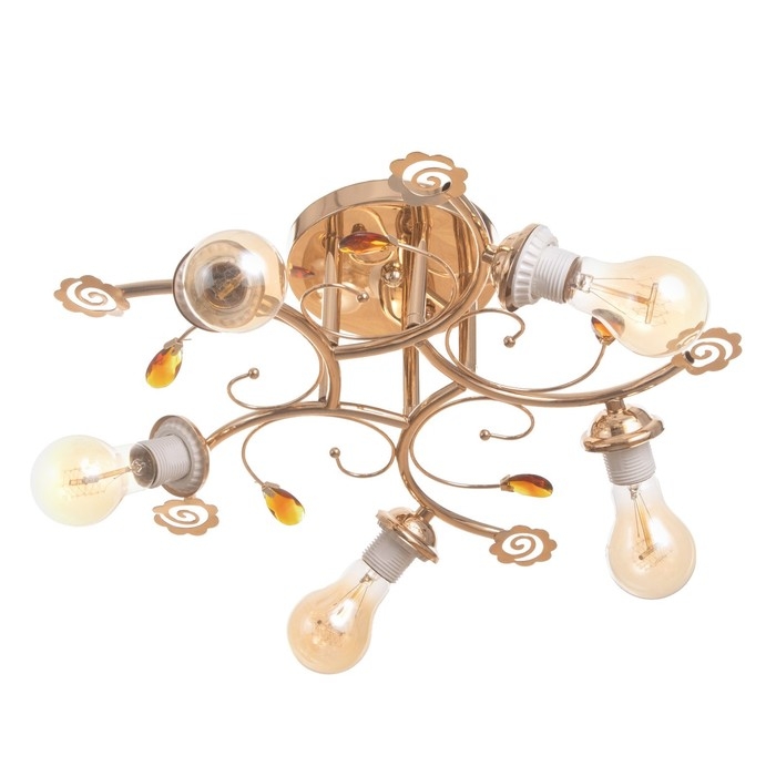 Люстра Люстра "Аннис" БП 5х40Вт Е27 Золото МОДЕЛЬ: 2612360