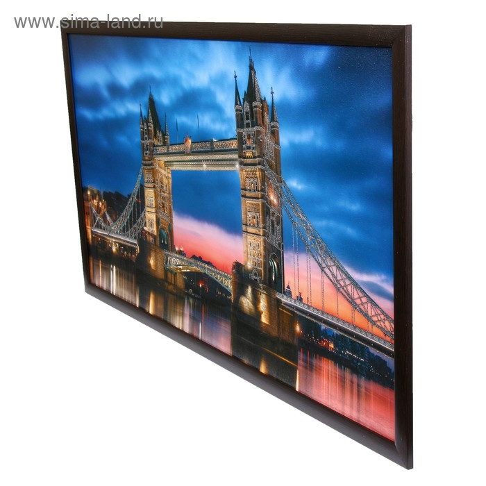 Картина  Картина "Лондонский мост" 50х100(55х105) см