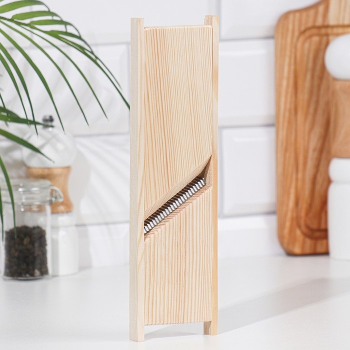 Терка для корейской моркови деревянная  Терка для корейской моркови деревянная "ЭКОНОМ" толщина 1,2 см