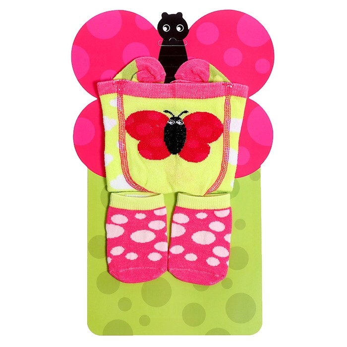 Одежда для пупса «Бабочка», колготки с носочками Одежда для пупса «Бабочка», колготки с носочками