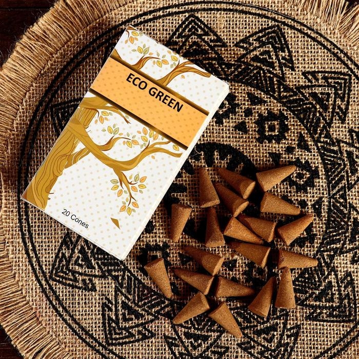Конусы Конусы "ECO GREEN" (набор 20 шт) Зелёный чай