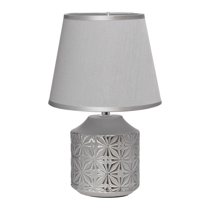 Настольная лампа Настольная лампа "Анрия" Е14 40Вт серебро 20х20х32 см