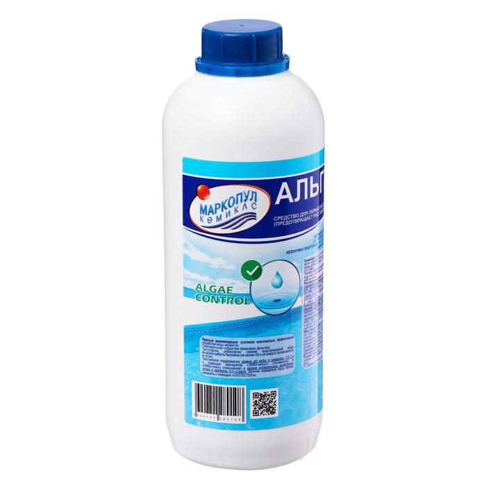 Средство против водорослей Средство против водорослей "Альгитинн", непенящийся, флакон, 1 л