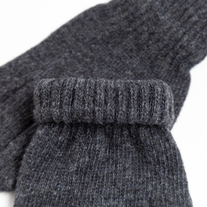 Перчатки детские, цвет тёмно-серый, размер 17 (11-12 лет) Перчатки детские, цвет тёмно-серый, размер 17 (11-12 лет)