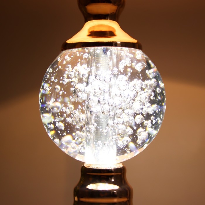 Настольная лампа с подсветкой Настольная лампа с подсветкой "Лейла" Е27 40Вт золото 25х25х44 см