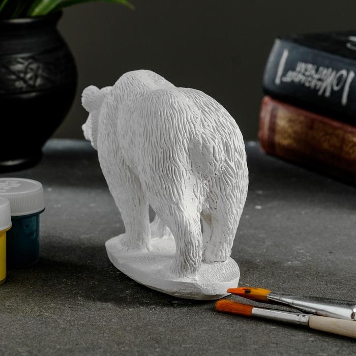 Фигура для раскраски  Фигура для раскраски "Медведь" 10х13х6см