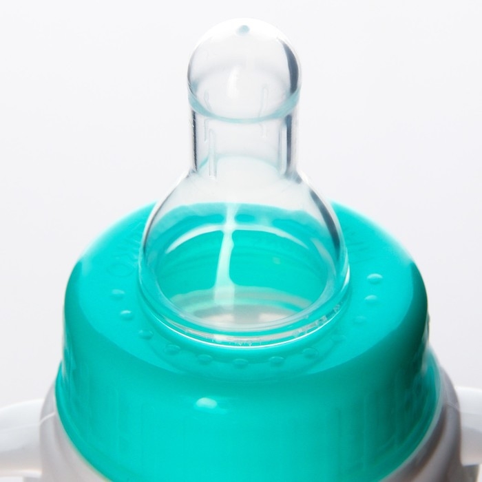 Бутылочка для кормления Baby, классическое горло, от 0 мес, 250 мл., цилиндр, с ручками Бутылочка для кормления Baby, классическое горло, от 0 мес, 250 мл., цилиндр, с ручками