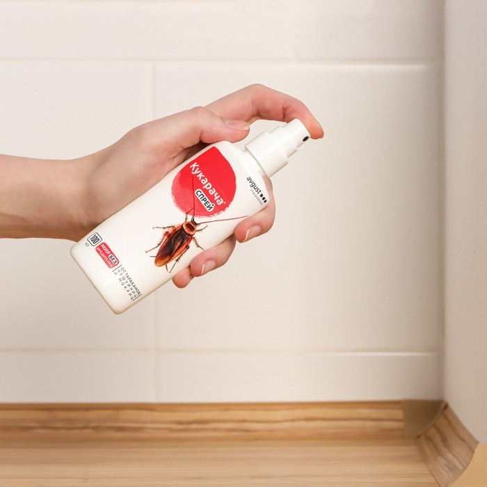 Средство для уничтожения тараканов, чешуйниц, мокриц  Средство для уничтожения тараканов, чешуйниц, мокриц "Кукарача" спрей, 100 мл