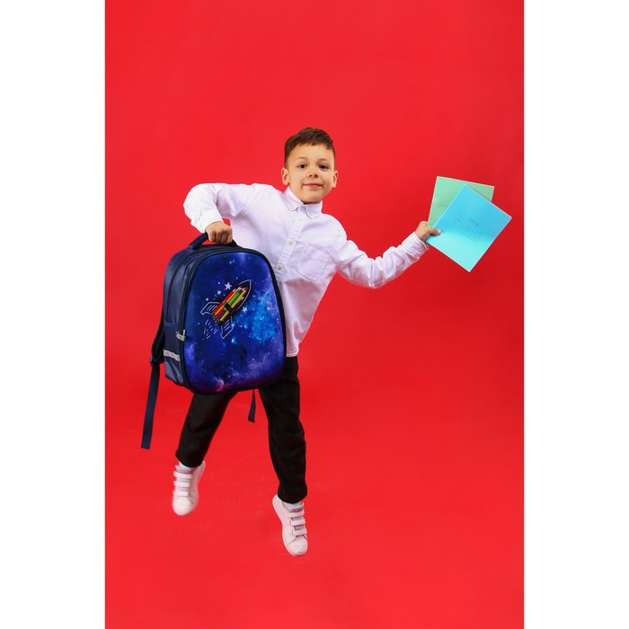 Рюкзак каркасный школьный Calligrata Cosmos, 39 х 30 х 14 см Рюкзак каркасный школьный Calligrata Cosmos, 39 х 30 х 14 см