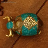 Сувенир бронза "Бычок" 6,5х4х4,5 см
