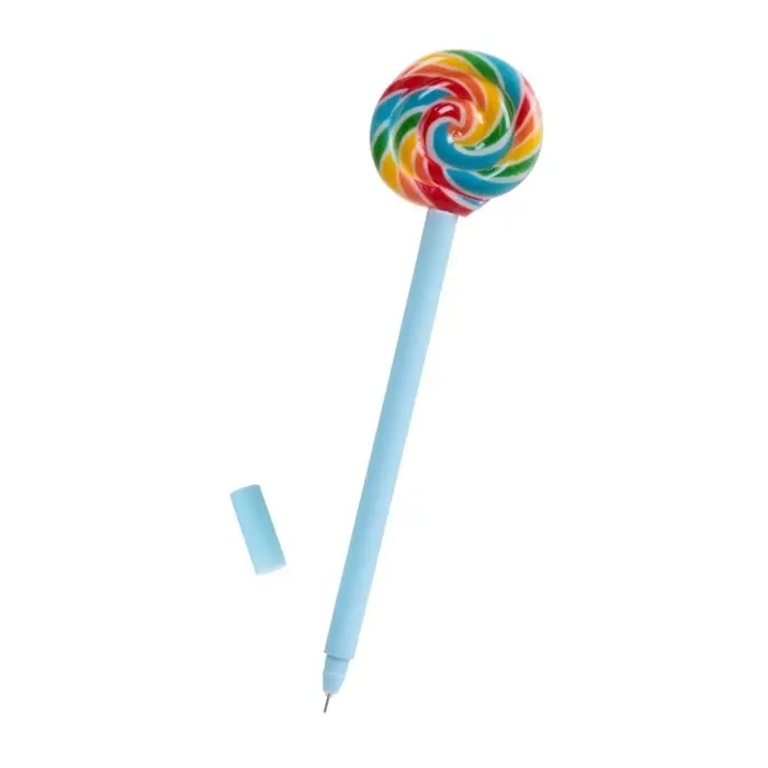 Ручка - прикол гелевая Calligrata «Леденец», неавтоматическая, чёрные чернила, 0.38 мм, подарочная, МИКС Ручка - прикол гелевая Calligrata «Леденец», неавтоматическая, чёрные чернила, 0.38 мм, подарочная, МИКС