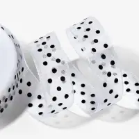 Лента капроновая &laquo;Горох&raquo;, 15 мм, 23&plusmn;1 м, белая