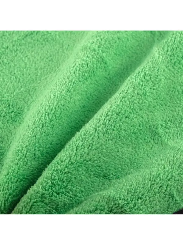 Тряпка для мытья автомобиля, CARTAGE, микрофибра, 350 г/м&sup2;, 30&times;40 cм, зелено-серая