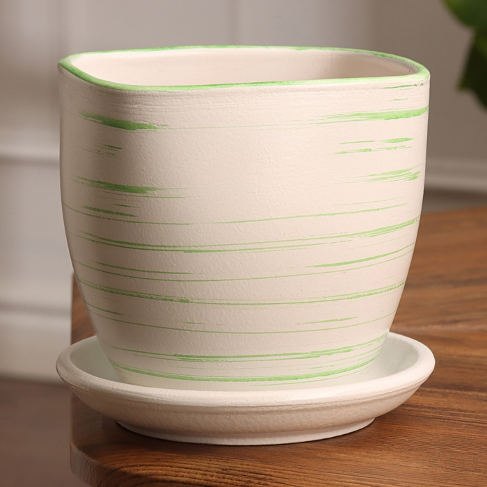 Горшок цветочный Горшок цветочный "Кустарник" роспись 1,4 л