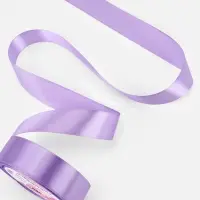 Лента атласная, 25 мм, 23&plusmn;1 м, сиреневая №21