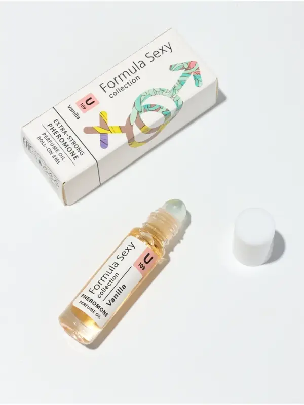 Парфюмерное масло женское с феромонами Formula Sexy Collection Vanilla U109, 8 мл Парфюмерное масло женское с феромонами Formula Sexy Collection Vanilla U109, 8 мл