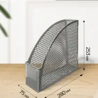 Лоток для бумаг Calligrata ‭&laquo;Офис-класс&raquo;, А4, вертикальный, 1 отделение, серый