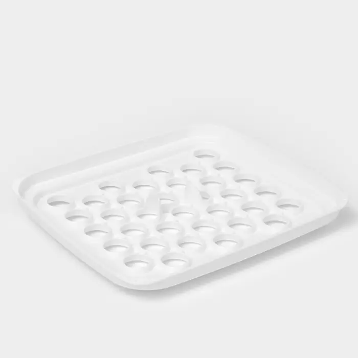 Пельменница IDEA, 35 ячеек, d=2.5 см, 25.5&times;28&times;2.9 см, пластик, белый