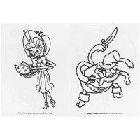 Раскраска К.Чуковский. Сказки. 215х290мм.16 с. Умка, 978-5-506-00856-9