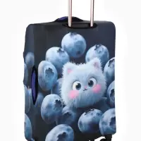 Чехол для чемодана &laquo;Пушистик&raquo;, 20", синий
