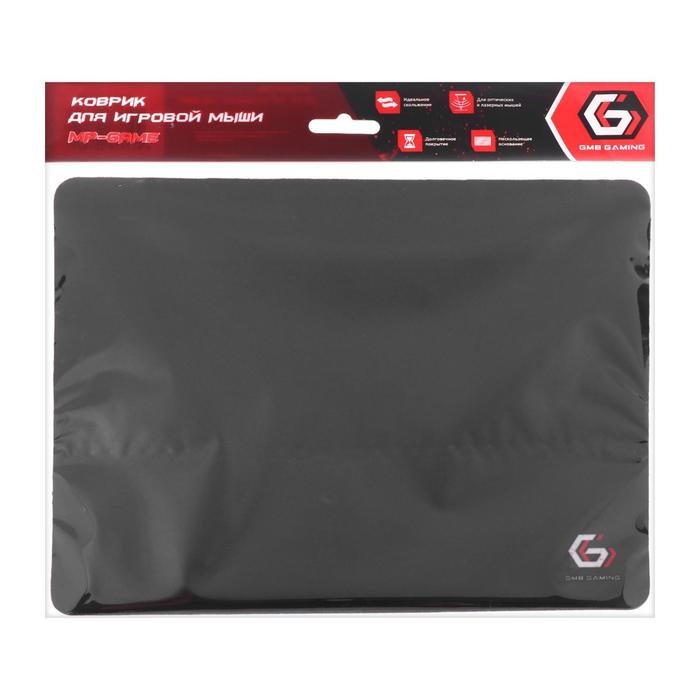 Коврик для мыши Gembird MP-GAME14, размеры 250х200х3 мм, черный