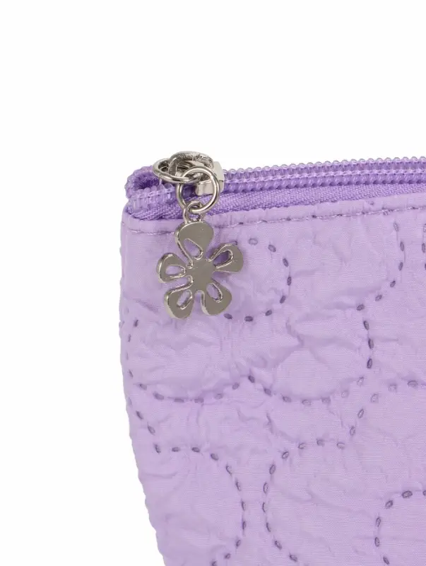 Косметичка дор Цветок 22*6*16, отд на молнии, сиреневый