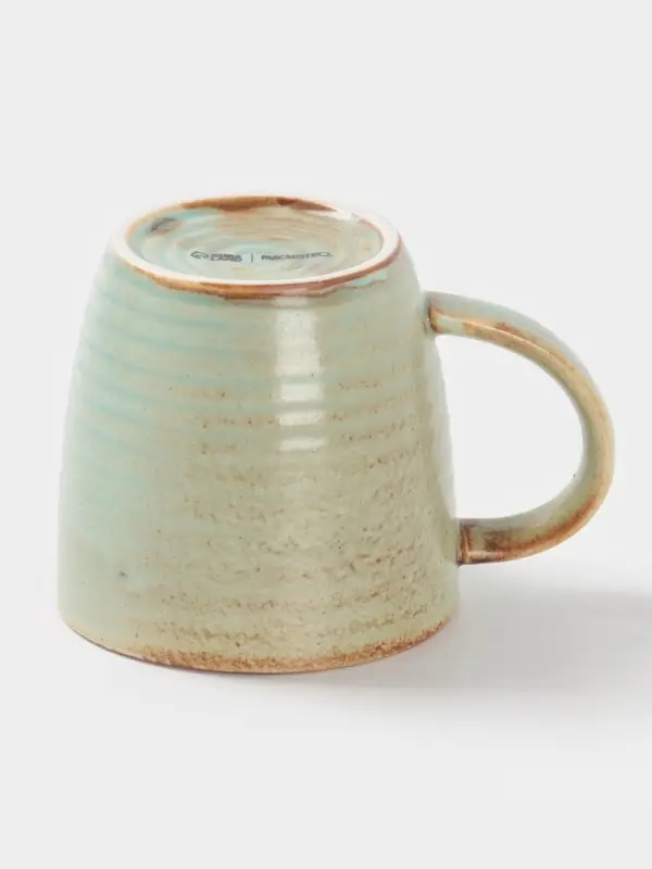 Кружка Magistro Sand Ripples, 300 мл, фарфор, голубая