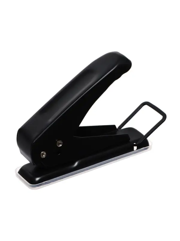 Дырокол на 1 отверстие до 10 листов металл, МИКС